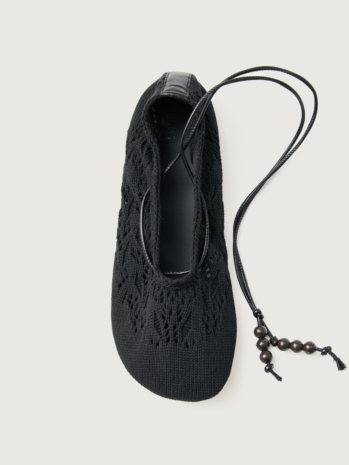 Carbon38 | Rosemary Crochet Flat - Black