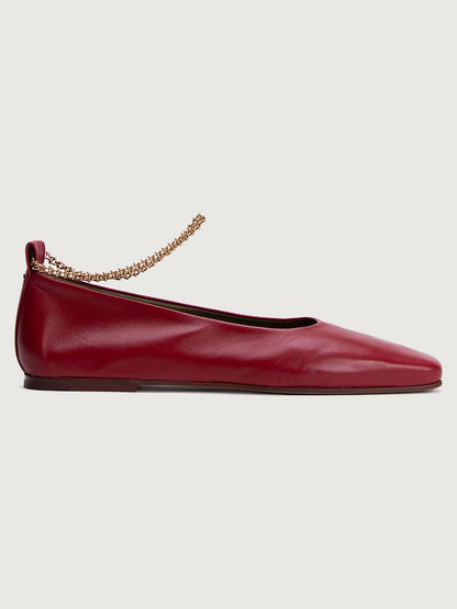 Carbon38 | Augusta Ballet Flat - Medium Red
