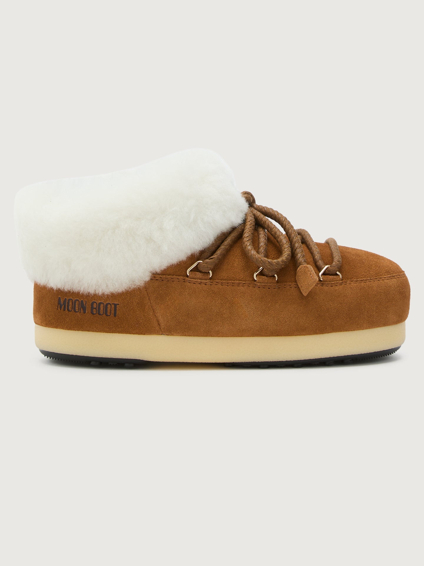 Carbon38 | Moon Boot EVX Mule Suede - Cognac/Natural
