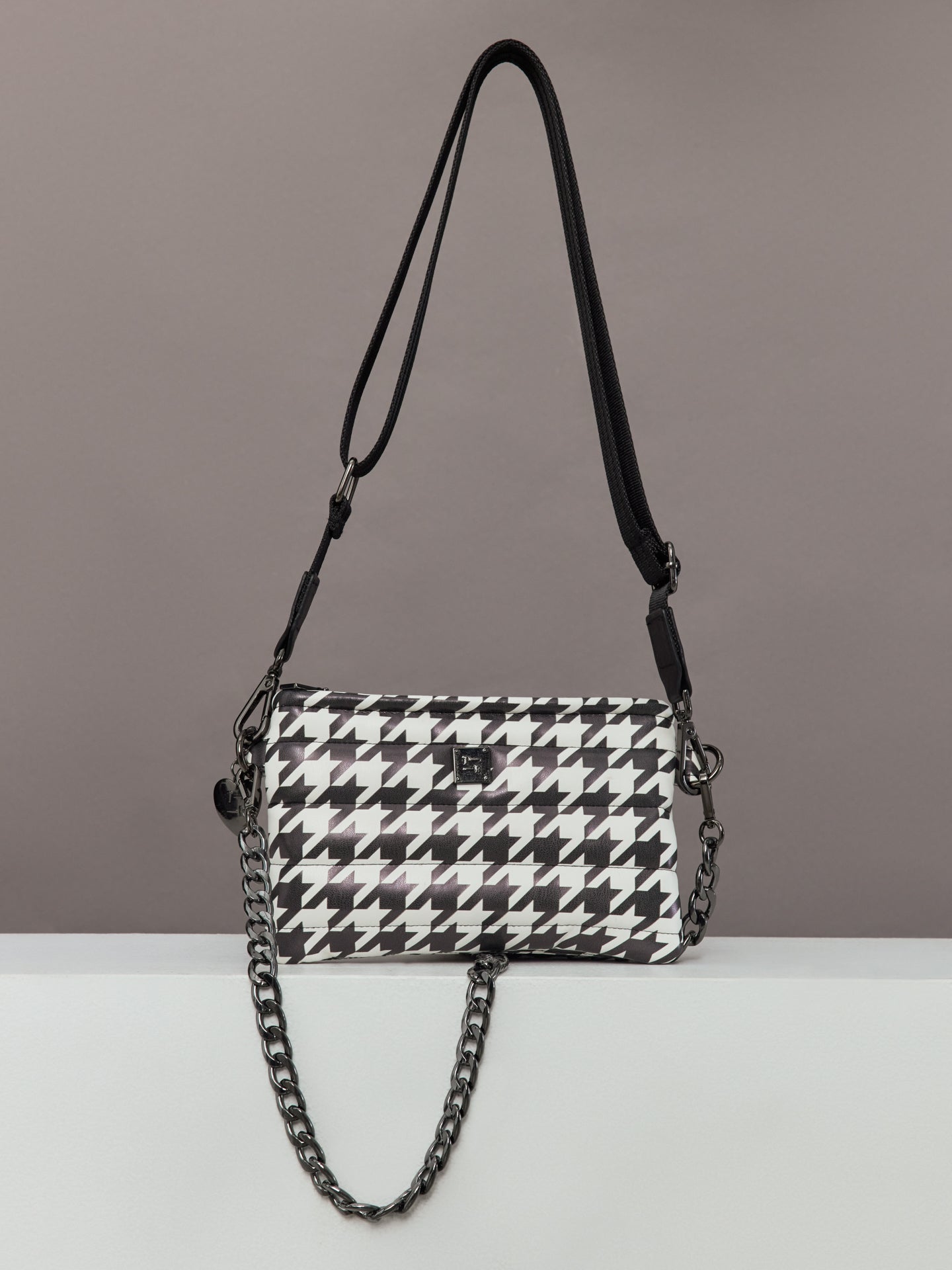Carbon38 | Fame - Houndstooth Black/Black web/Gunmental hardware