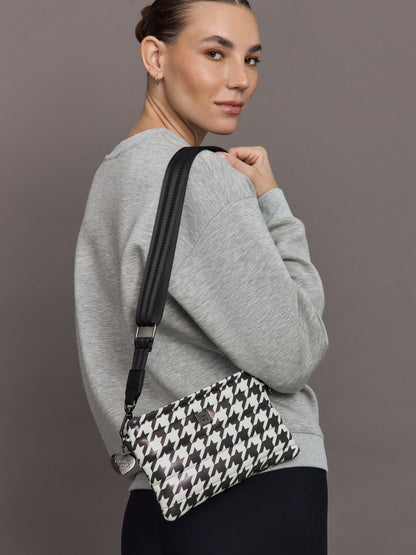Carbon38 | Fame - Houndstooth Black/Black web/Gunmental hardware
