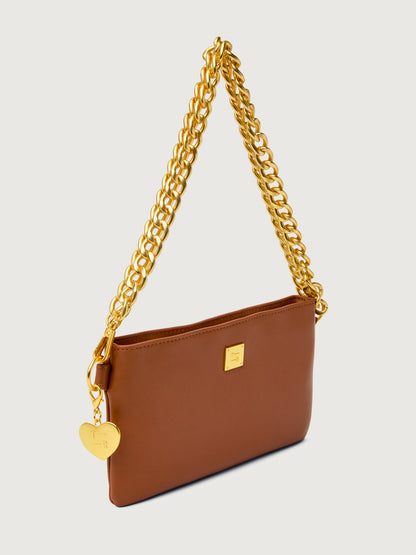 Carbon38 | Fame - Saddle Leather/Saddle Web/Gold Hardware