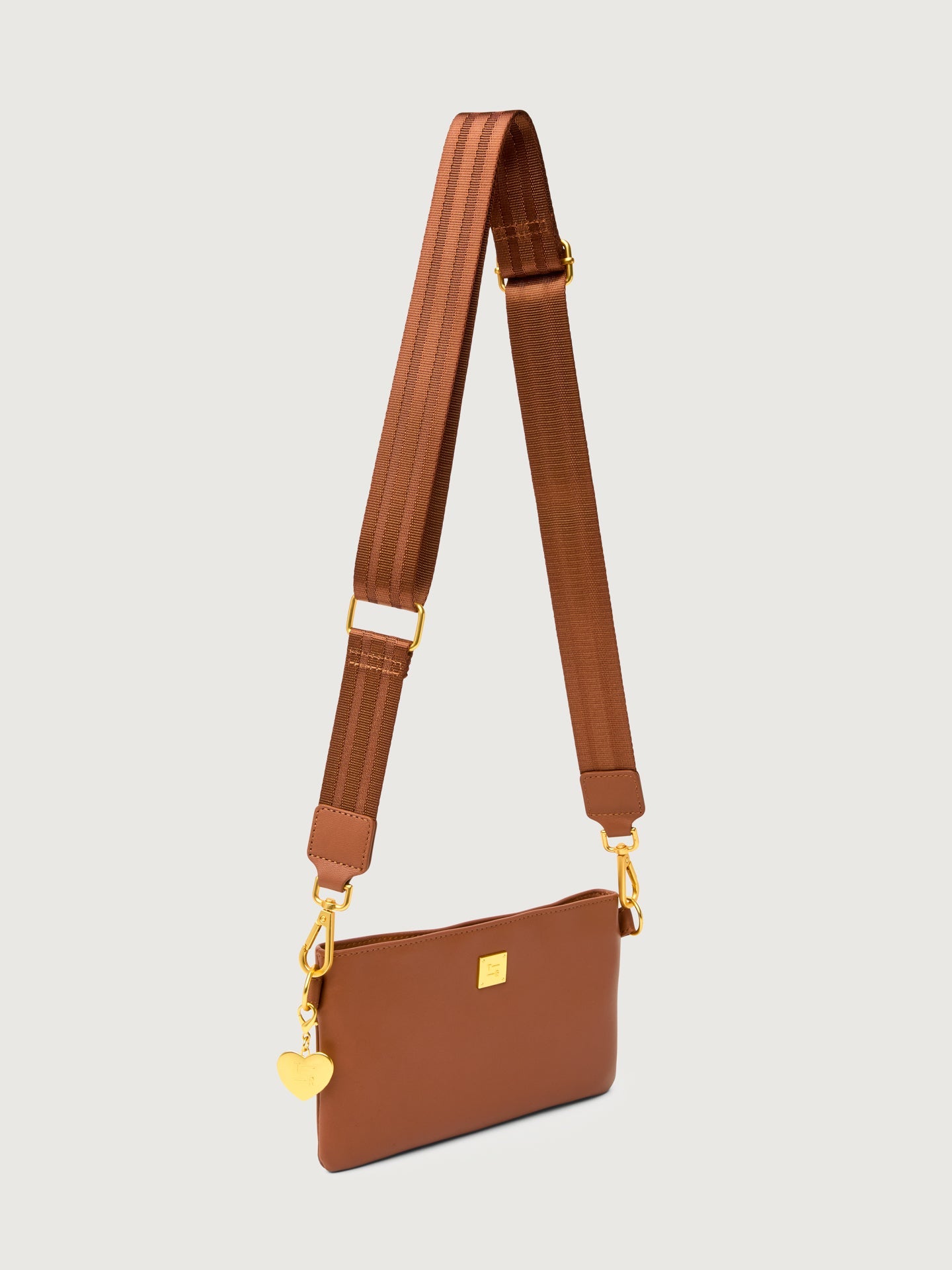 Carbon38 | Fame - Saddle Leather/Saddle Web/Gold Hardware