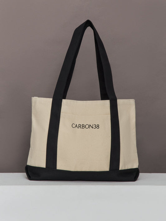 Carbon38 | Carbon38 Branded Tote - Ivory