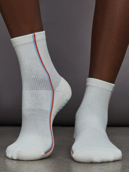 Carbon38 | Race Ankle - White