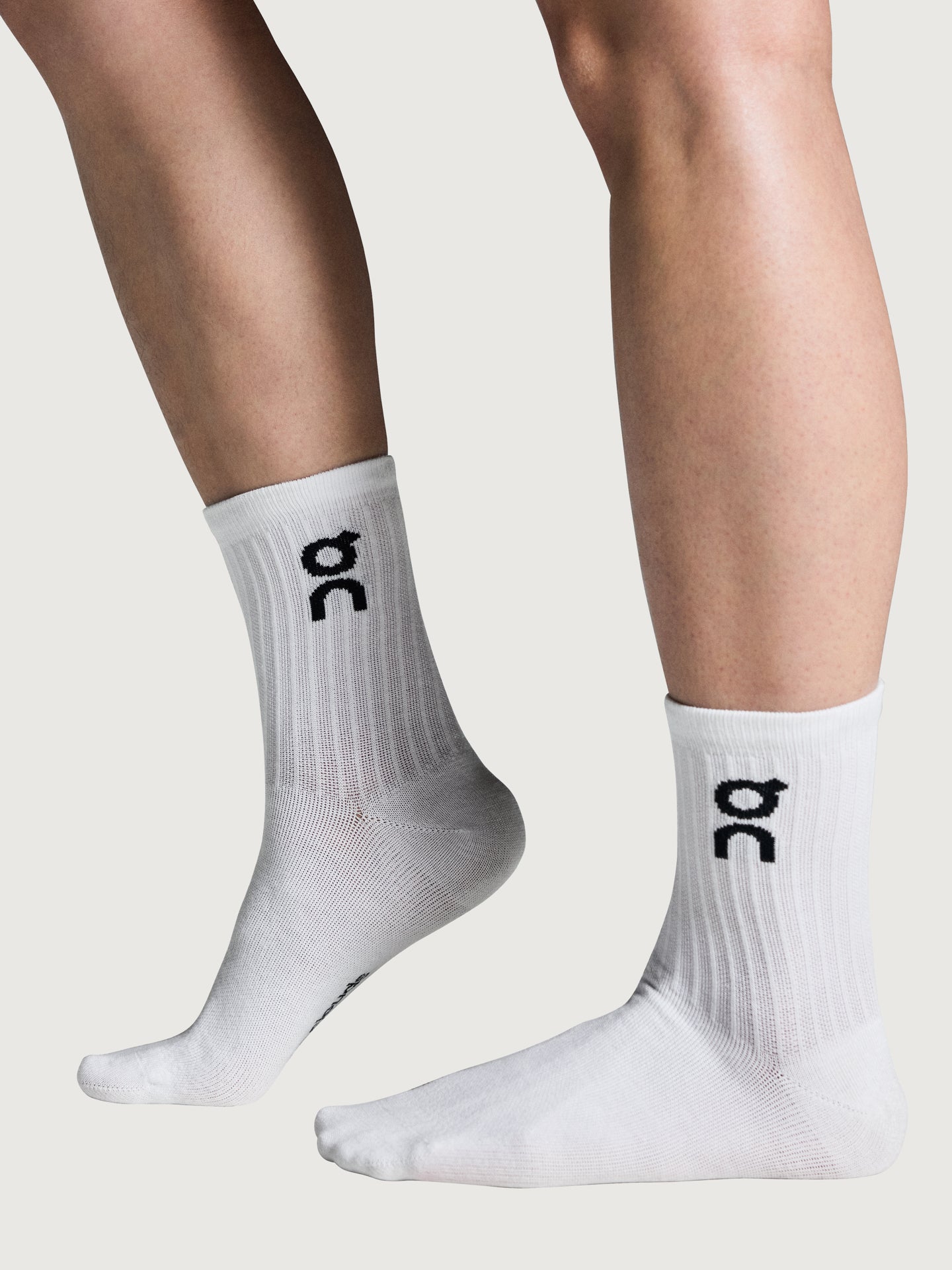 Carbon38 | Logo Sock High 3 Pack - White