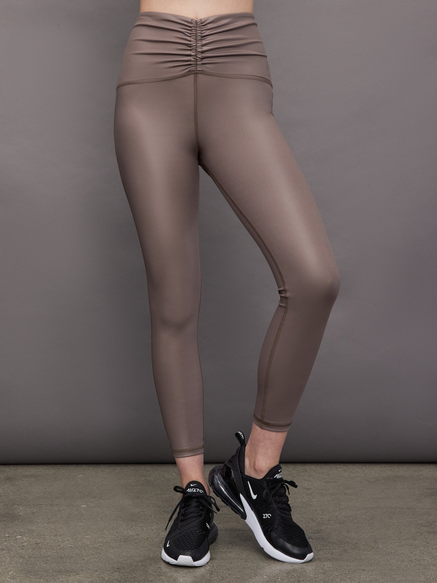 Carbon38 | Palma Gloss Legging - Bronzed Pewter