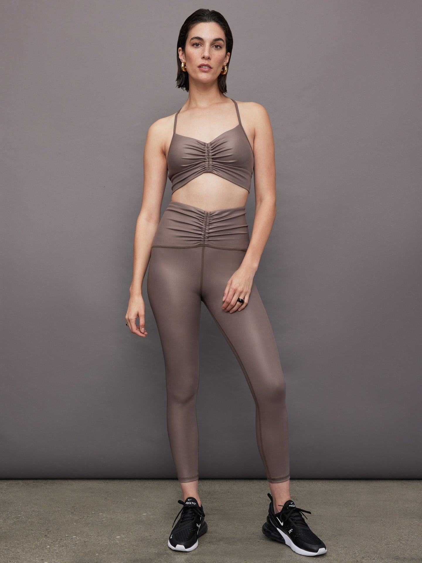 Carbon38 | Palma Gloss Legging - Bronzed Pewter