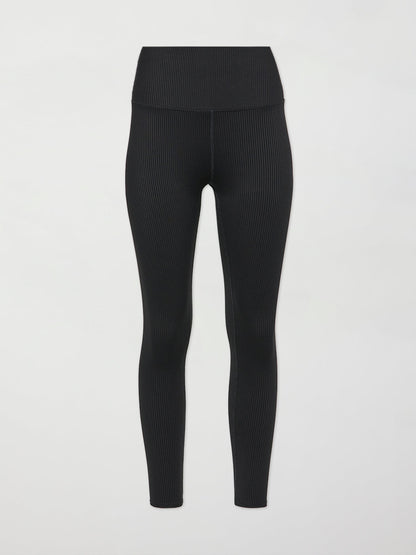 Carbon38 | Ribbed 7/8 Legging - Black