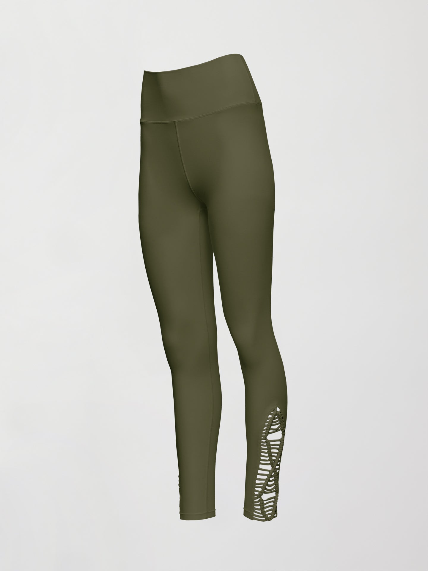 Carbon38 | Crochet Legging in Melt - Olive