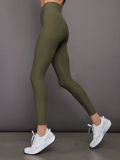Carbon38 | High Rise Legging in Melt - Olive