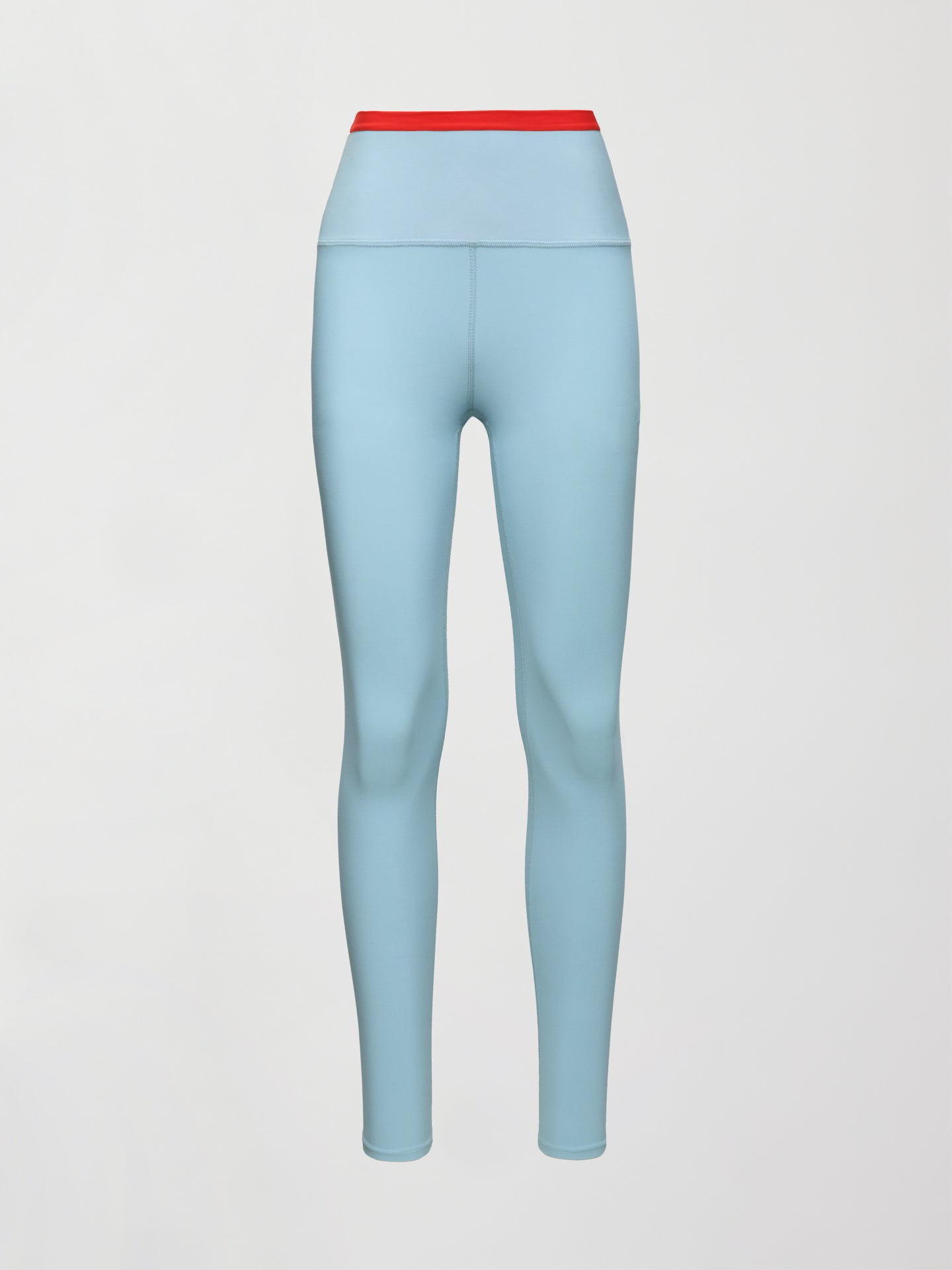 Carbon38 | Contrast Waistband Legging in Melt - Sky Blue/ BitterSweet