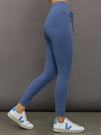 Carbon38 | High Rise Sport Pocket Legging in Melt - Blue Horizon