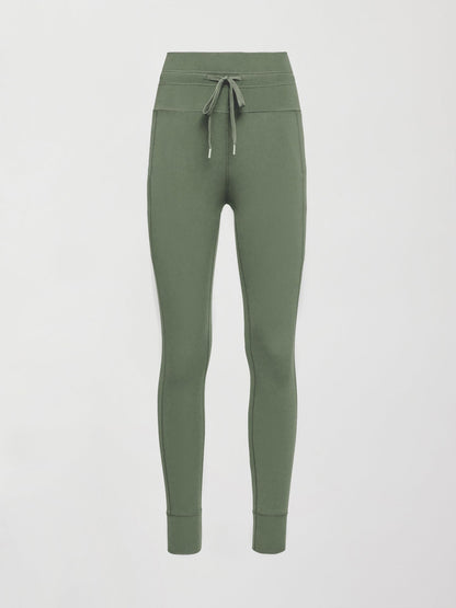 Carbon38 | High Rise Sport Pocket Legging in Melt - Moss