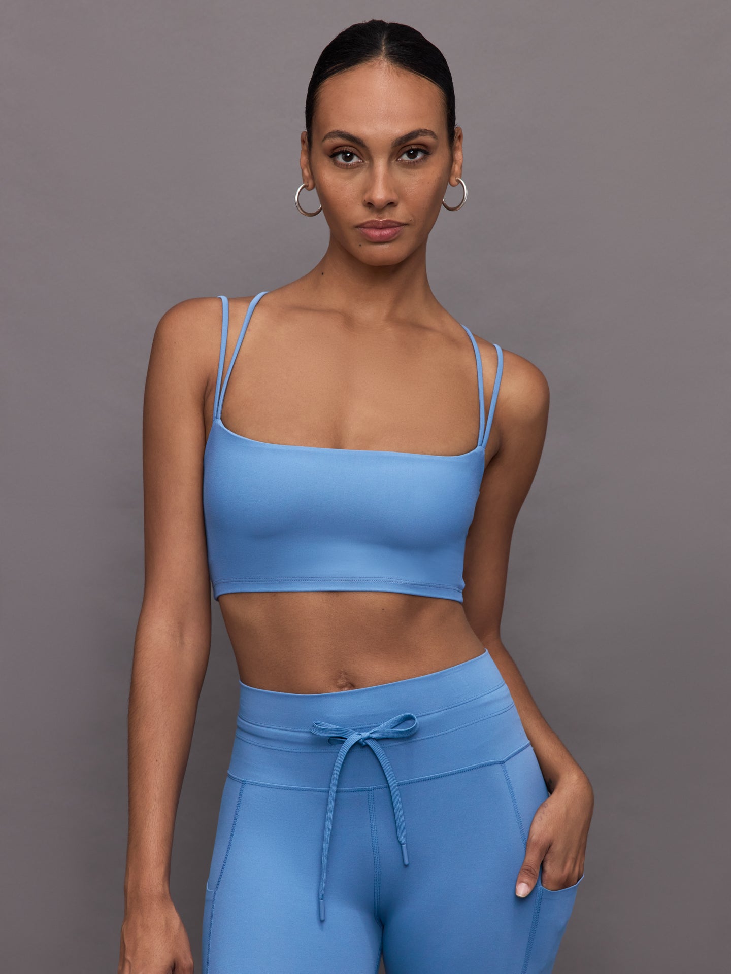 Carbon38 | Strappy Bra in Melt - Coronet Blue
