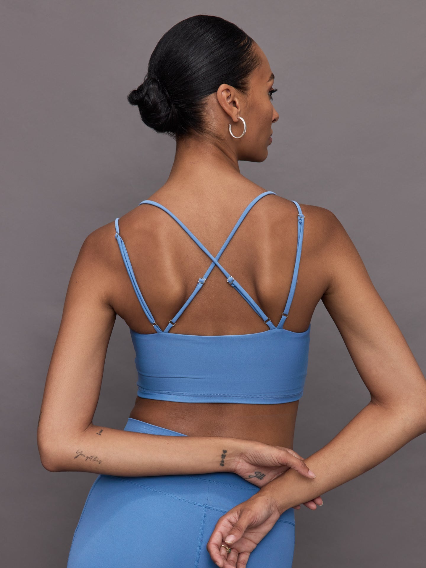Carbon38 | Strappy Bra in Melt - Coronet Blue
