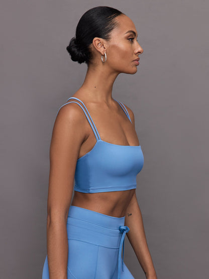 Carbon38 | Strappy Bra in Melt - Coronet Blue