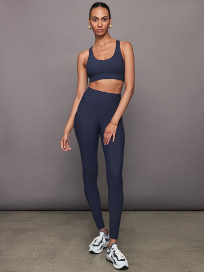 Carbon38 | Scoop Racerback Bra in Melt - Navy