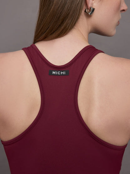 Carbon38 | Instinct Longline Bra - Burgundy