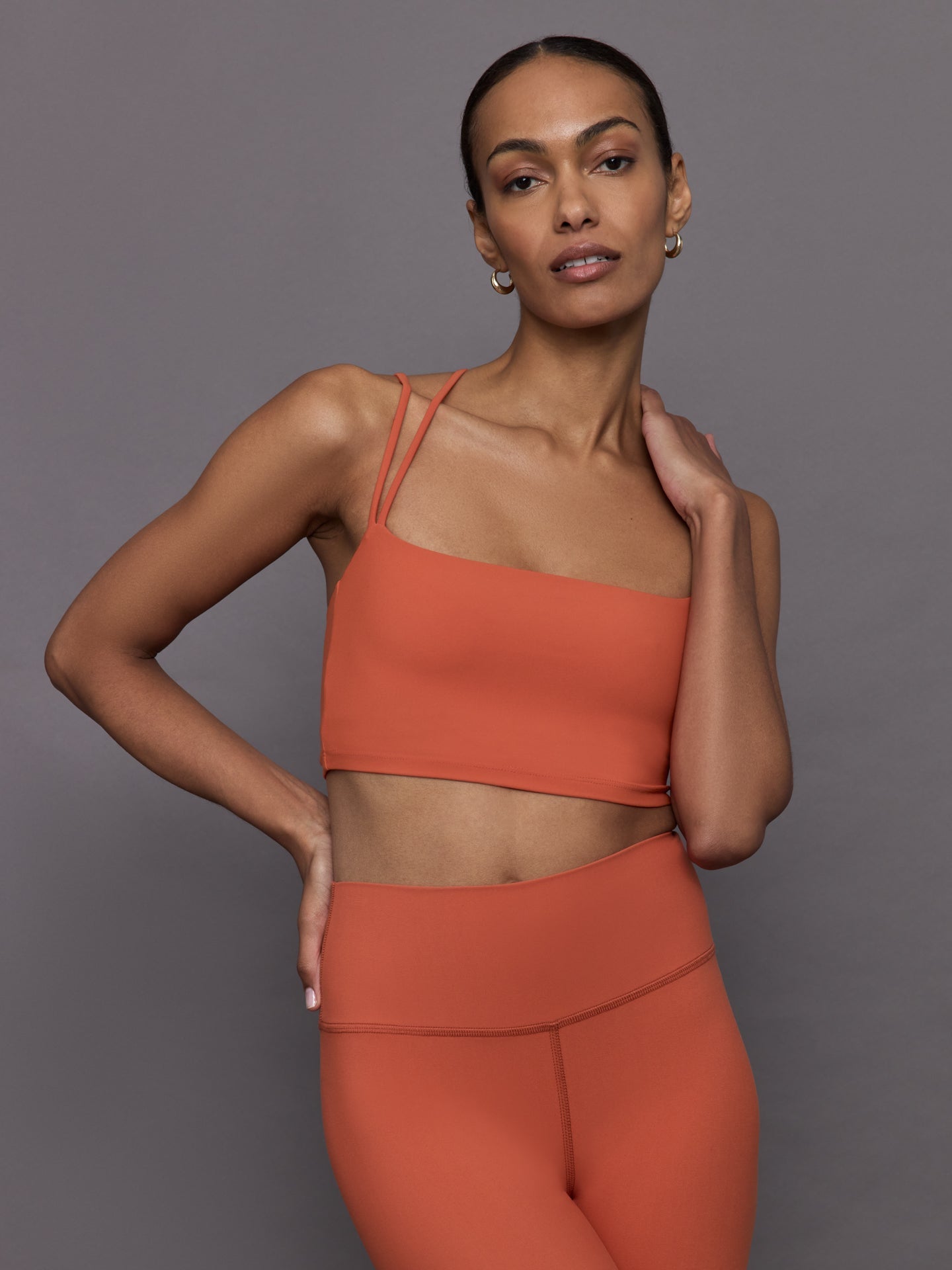 Carbon38 | Strappy Bra in Melt - Burnt Sienna