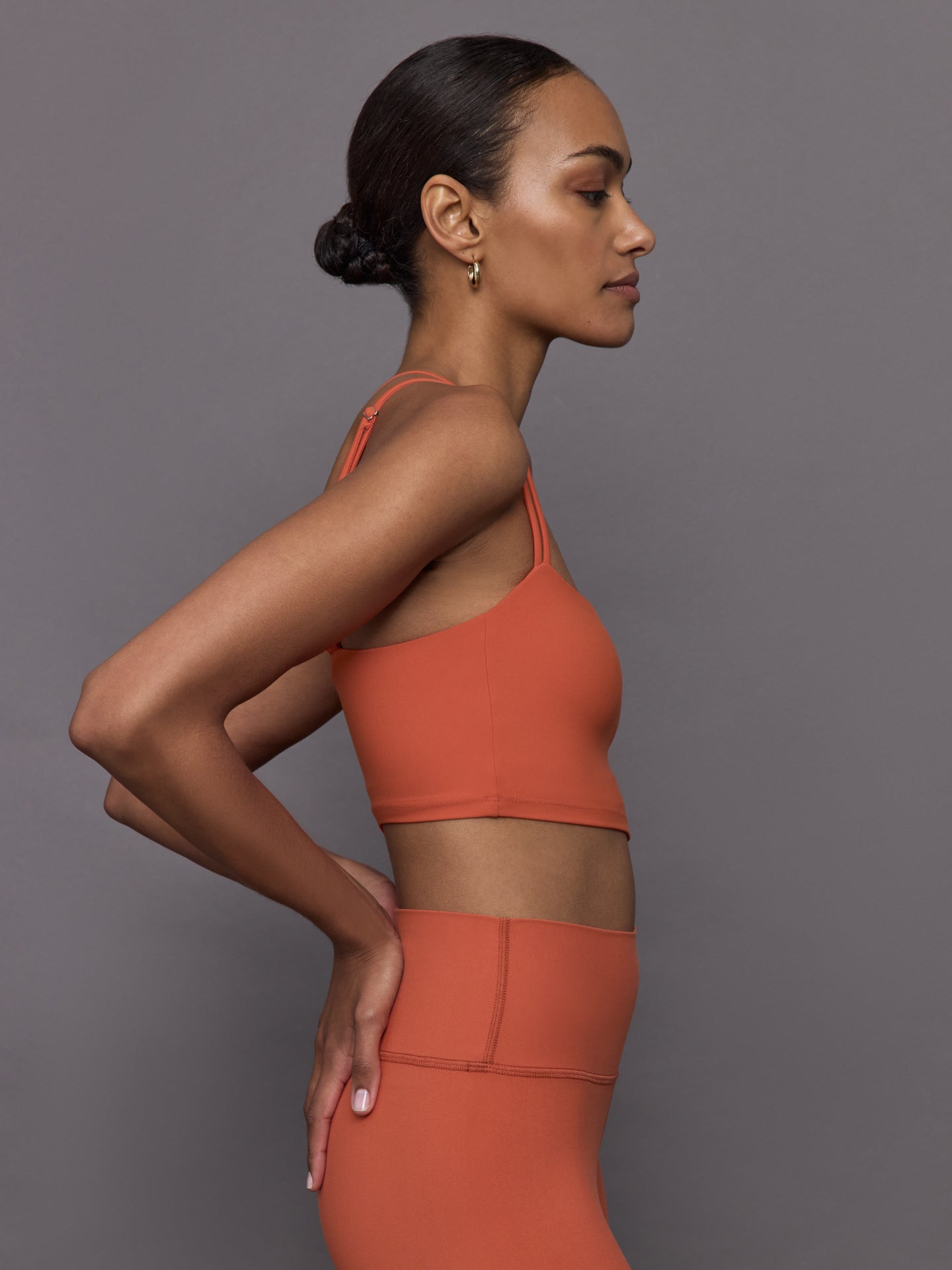Carbon38 | Strappy Bra in Melt - Burnt Sienna