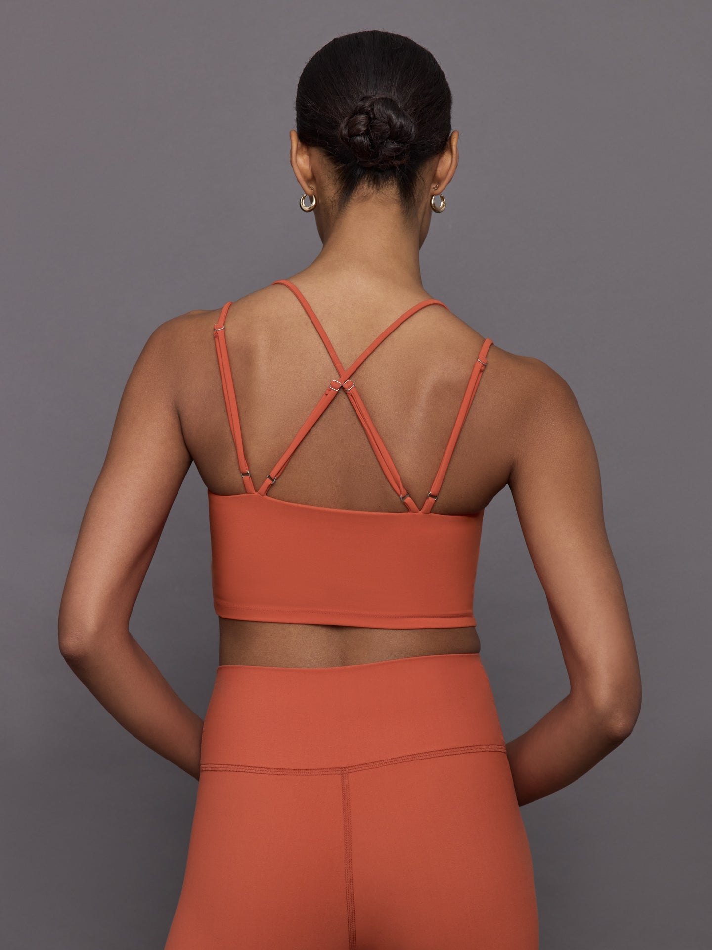 Carbon38 | Strappy Bra in Melt - Burnt Sienna