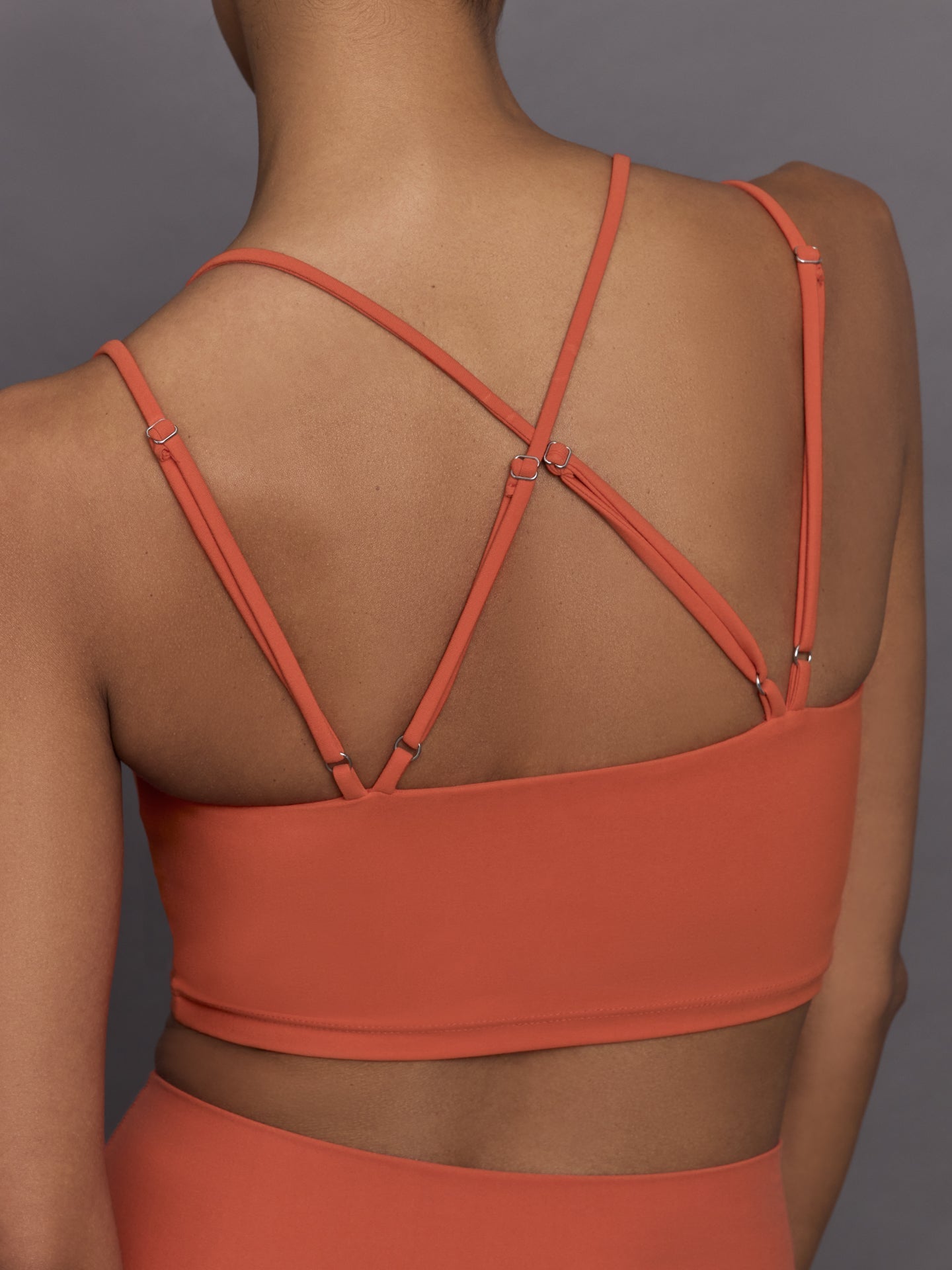 Carbon38 | Strappy Bra in Melt - Burnt Sienna