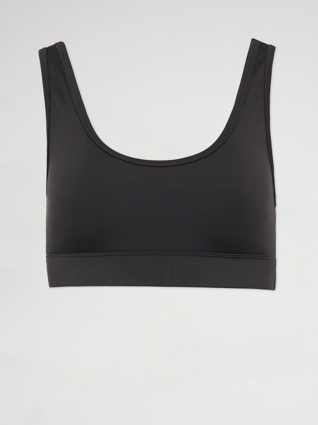 Carbon38 | Cut Out Scoop Bra in Diamond Compression - Black