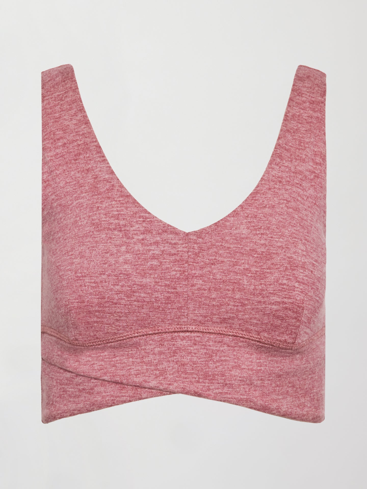 Carbon38 | Wrap Bra in Heather Melt - Hawthorn Rose Heather