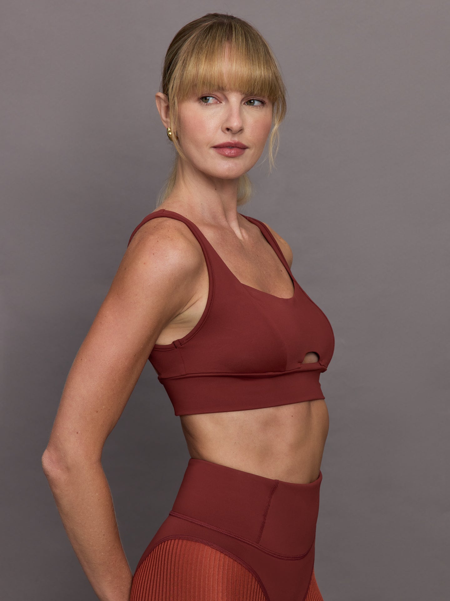 Carbon38 | Verve Longline Bra - Terracotta