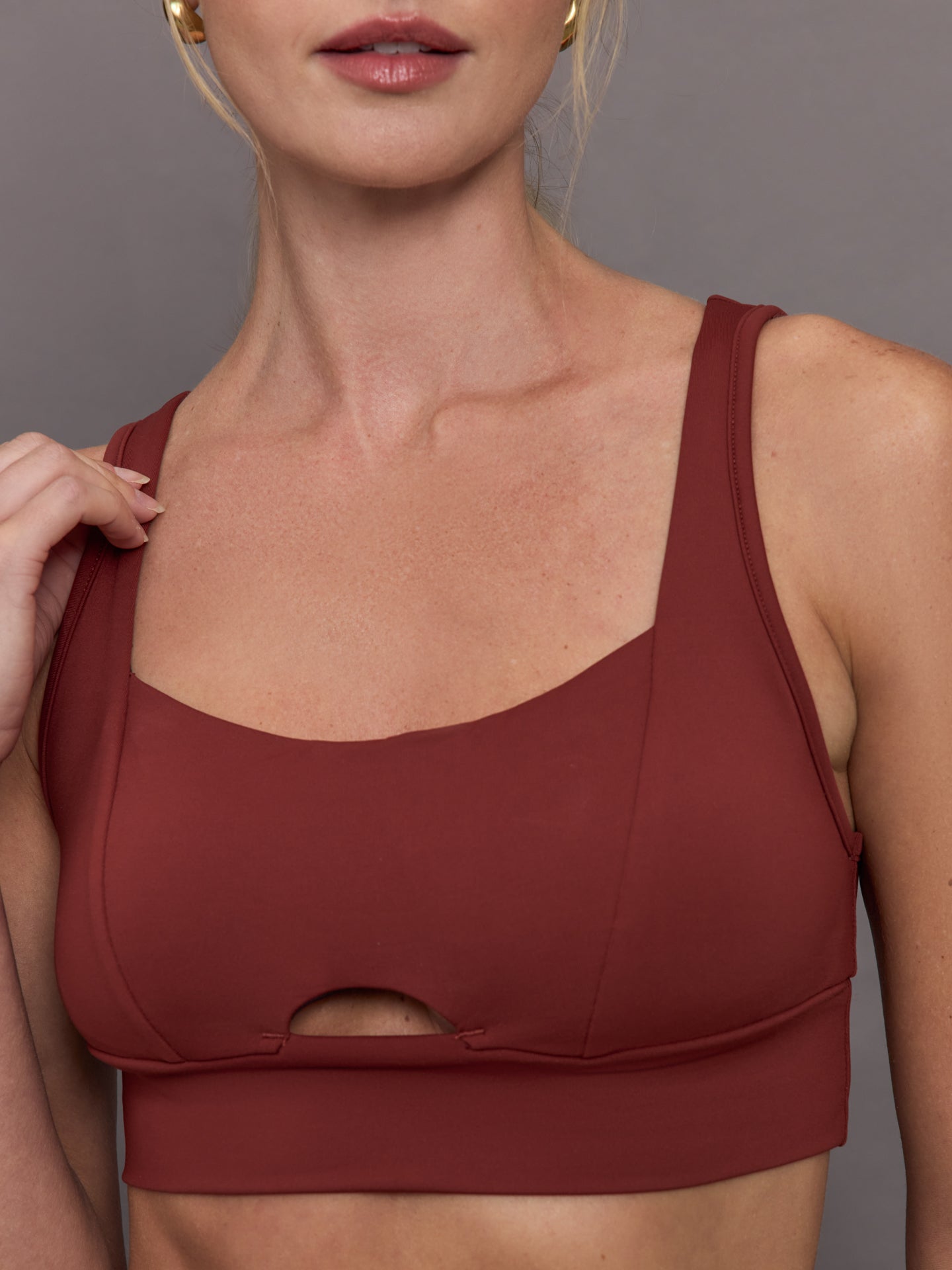 Carbon38 | Verve Longline Bra - Terracotta