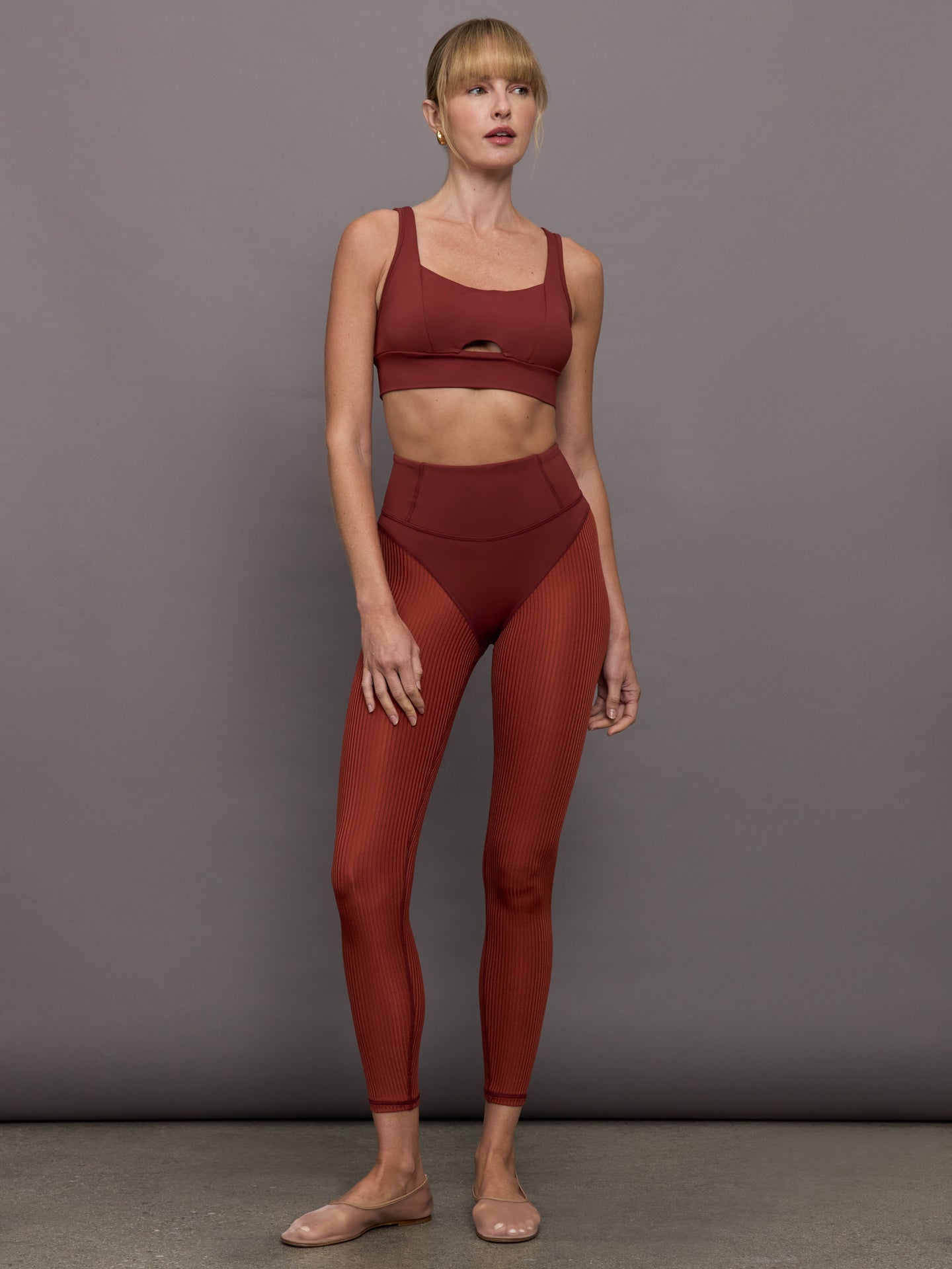 Carbon38 | Verve Longline Bra - Terracotta