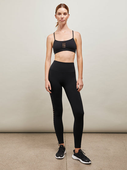 Carbon38 | Crochet Melt Bra - Black