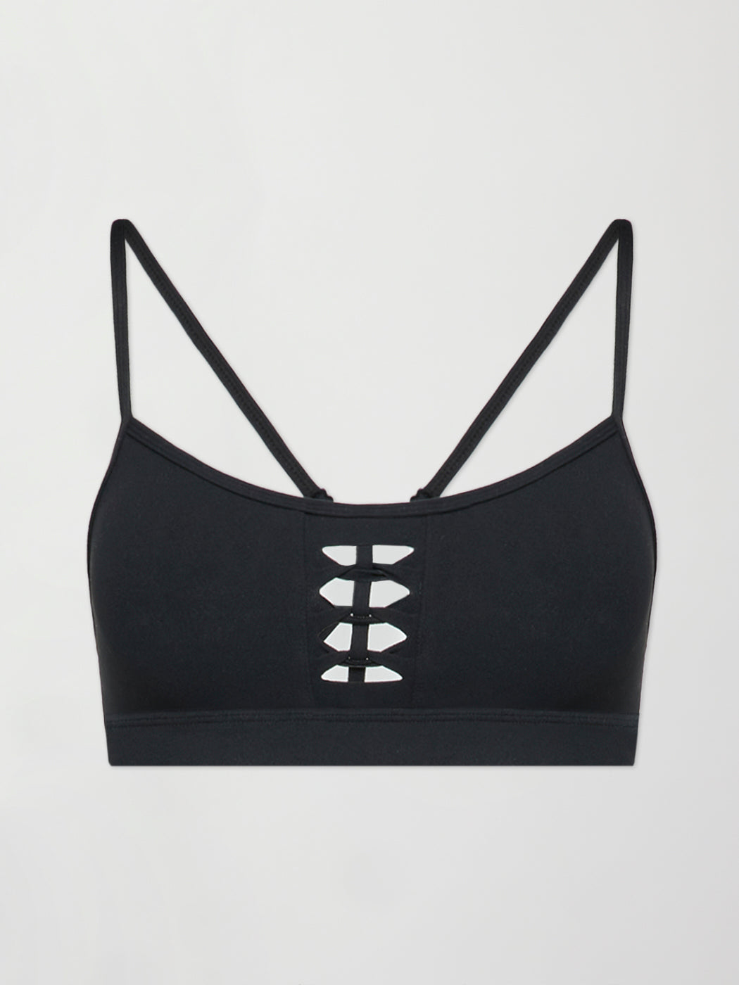 Carbon38 | Crochet Melt Bra - Black