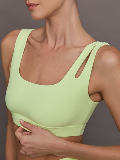 Carbon38 | Cutout Bra in Melt - Matcha