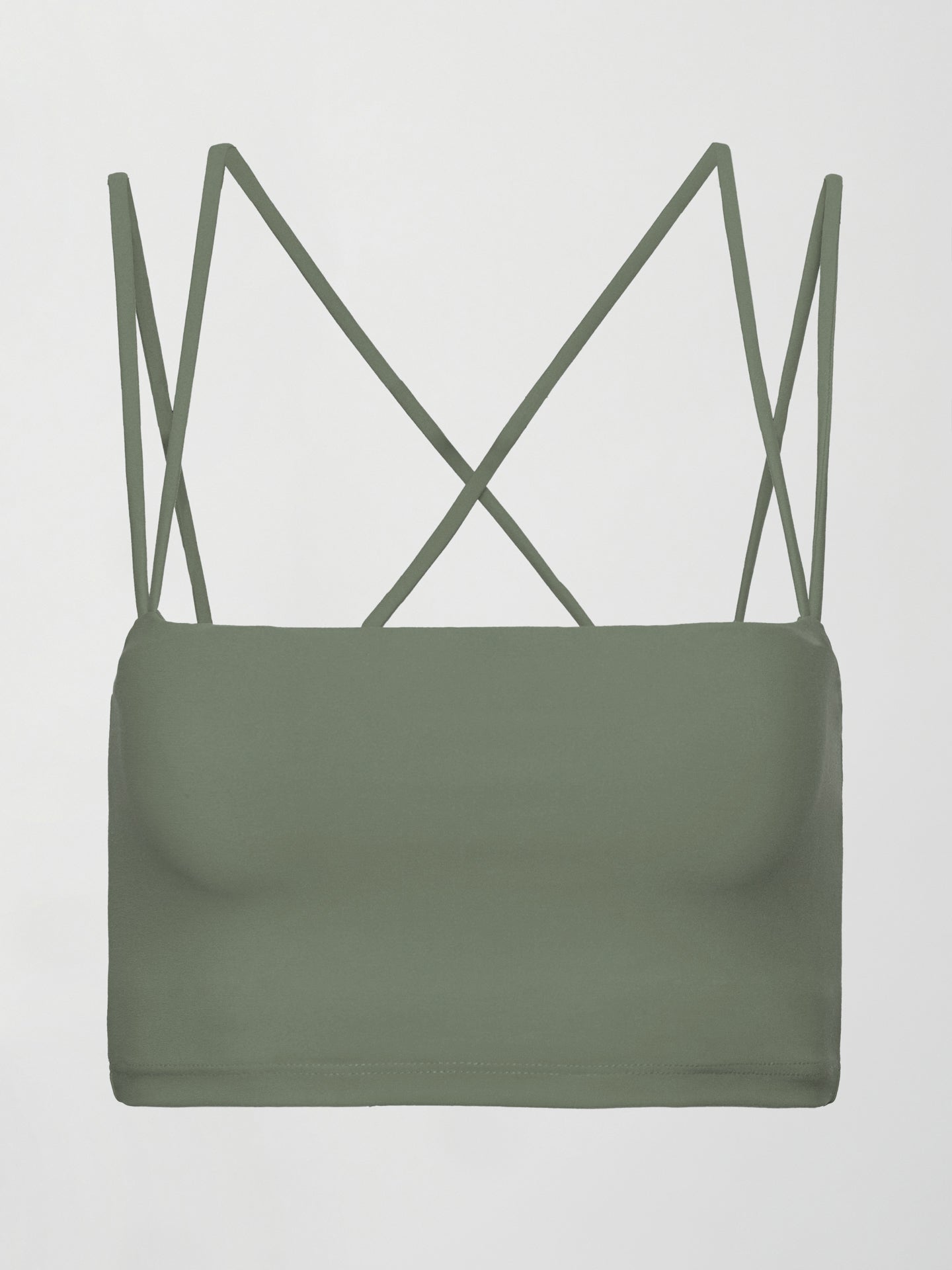 Carbon38 | Strappy Bra in Melt - Moss