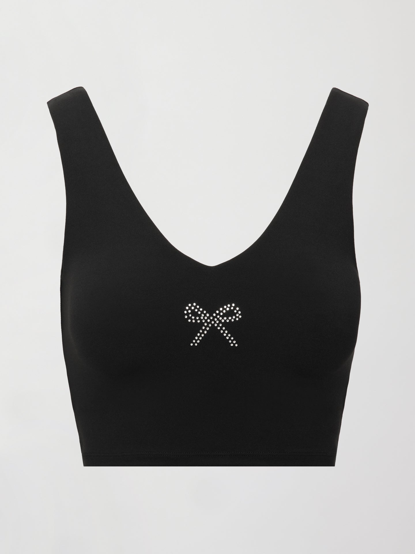Carbon38 | Rhinestone Bow Bra in Melt - Black