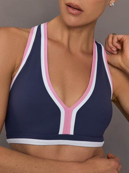 Carbon38 | Ida Top - Sleet Colorblock