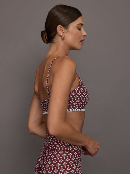 Carbon38 | Firefly Hutton Scoop Bra - Floral