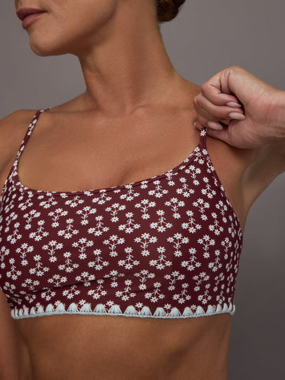 Carbon38 | Firefly Hutton Scoop Bra - Floral