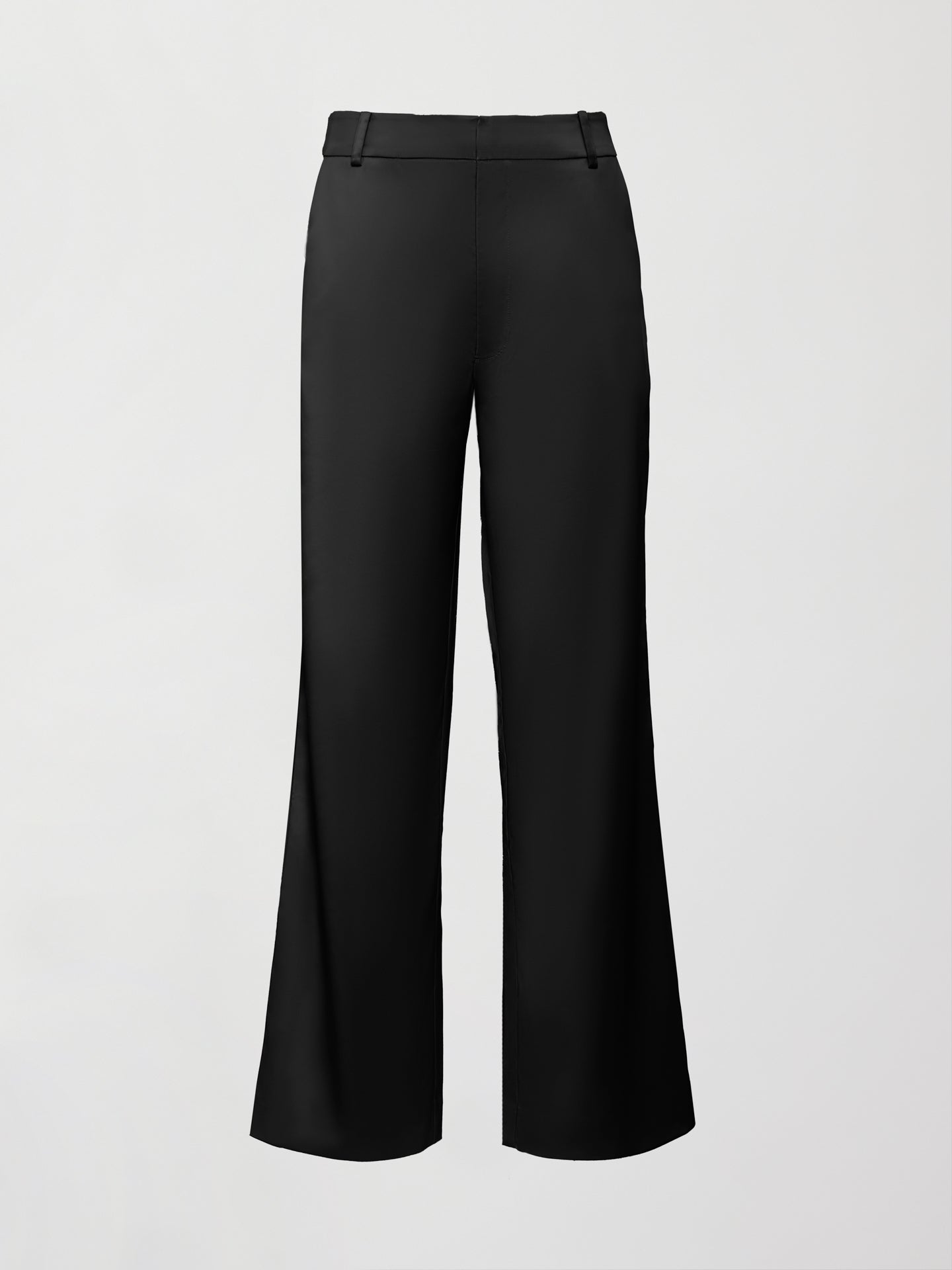 Carbon38 | Satin Straight Leg Pant - Black