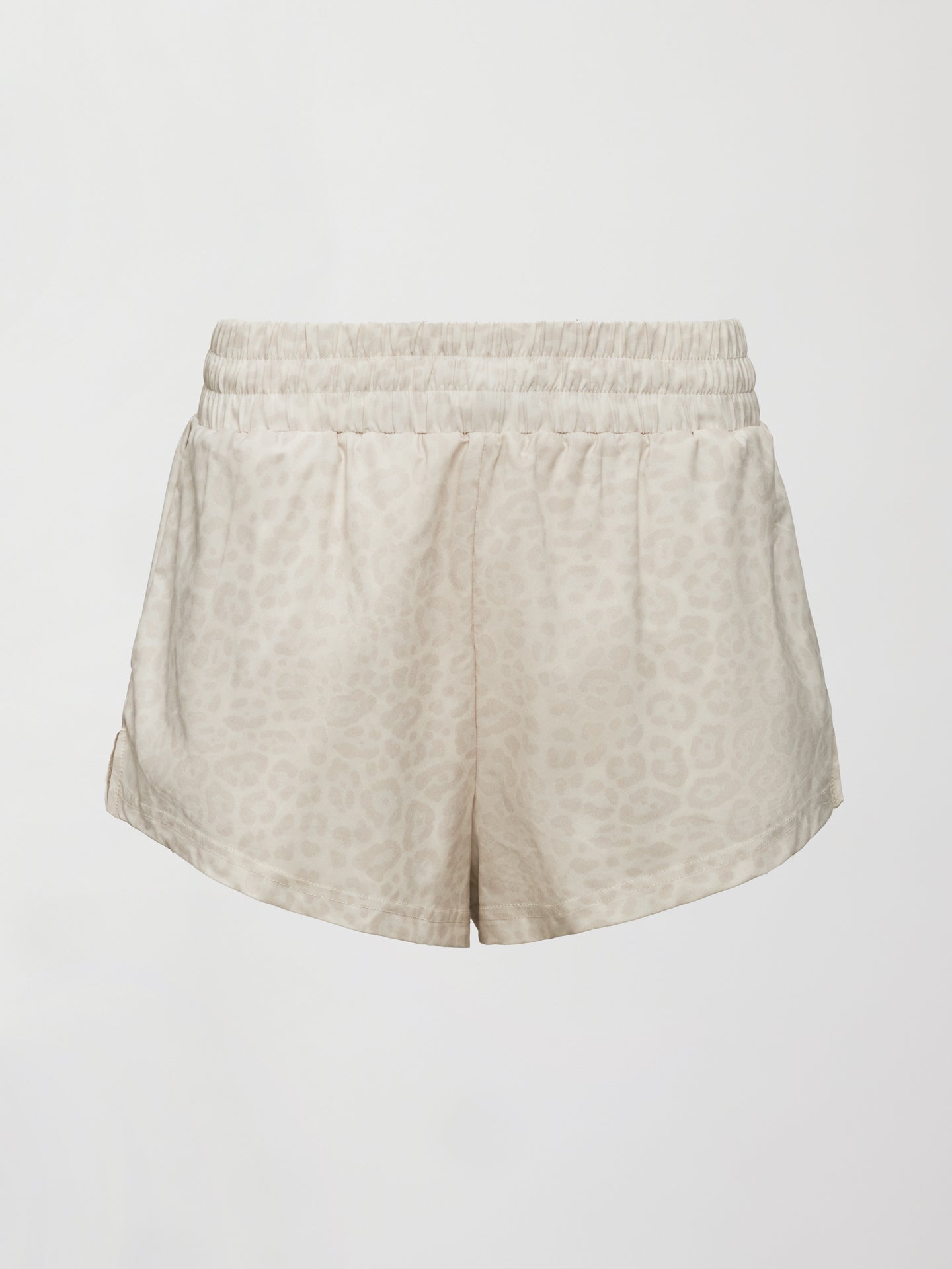 Carbon38 | Leopard Printed Run Short - Snow Leopard