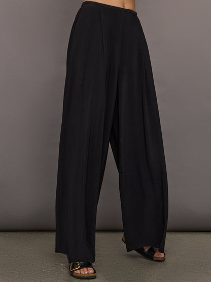Carbon38 | Pleat Pant - Black