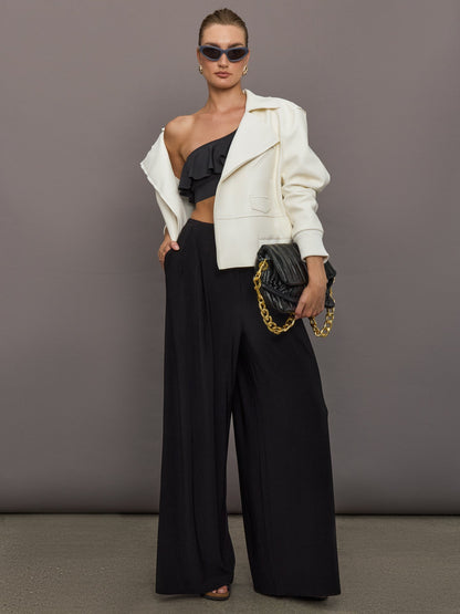 Carbon38 | Pleat Pant - Black