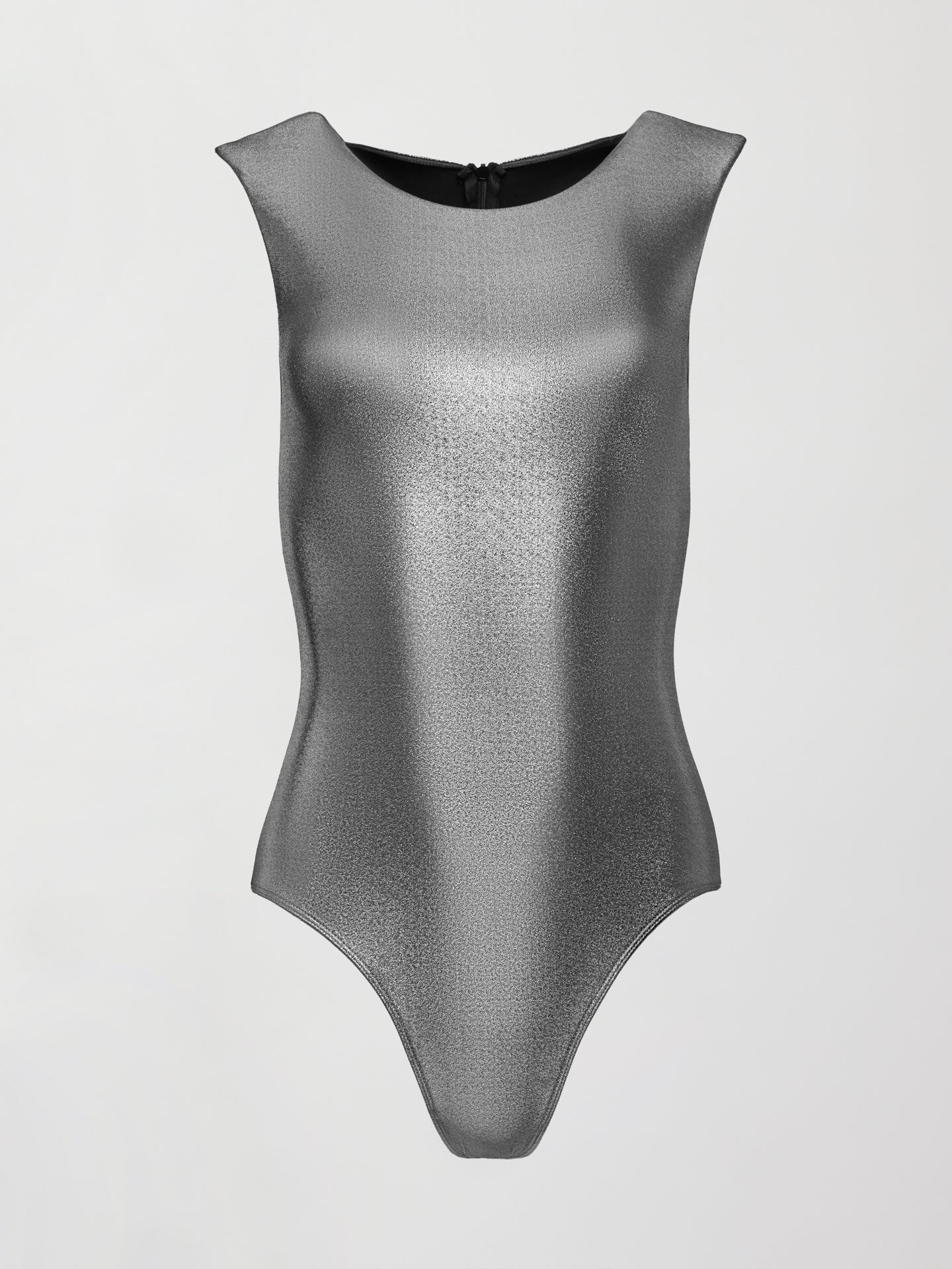Carbon38 | Liquid Metallic Bodysuit - Metallic Silver