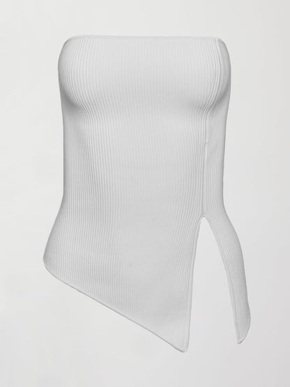 Carbon38 | Asymmetrical Sweater Top - Ivory