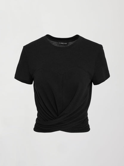 Carbon38 | Cap Sleeve Top - Black