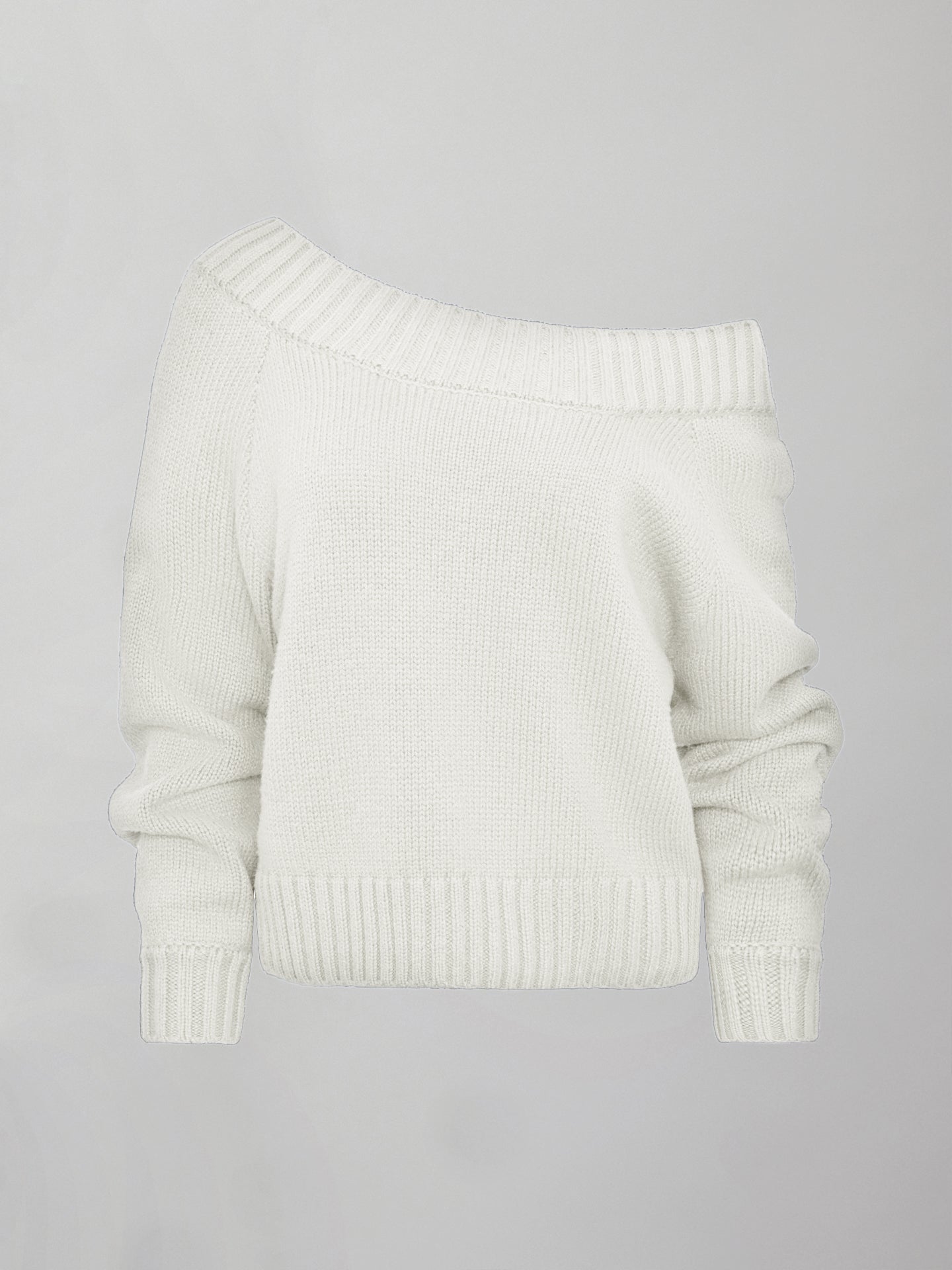 Carbon38 | Slouchy Off Shoulder Sweater - Off White