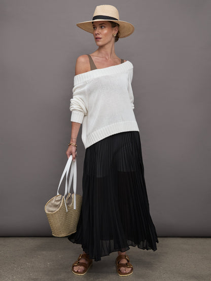 Carbon38 | Slouchy Knit Sweater - Off White