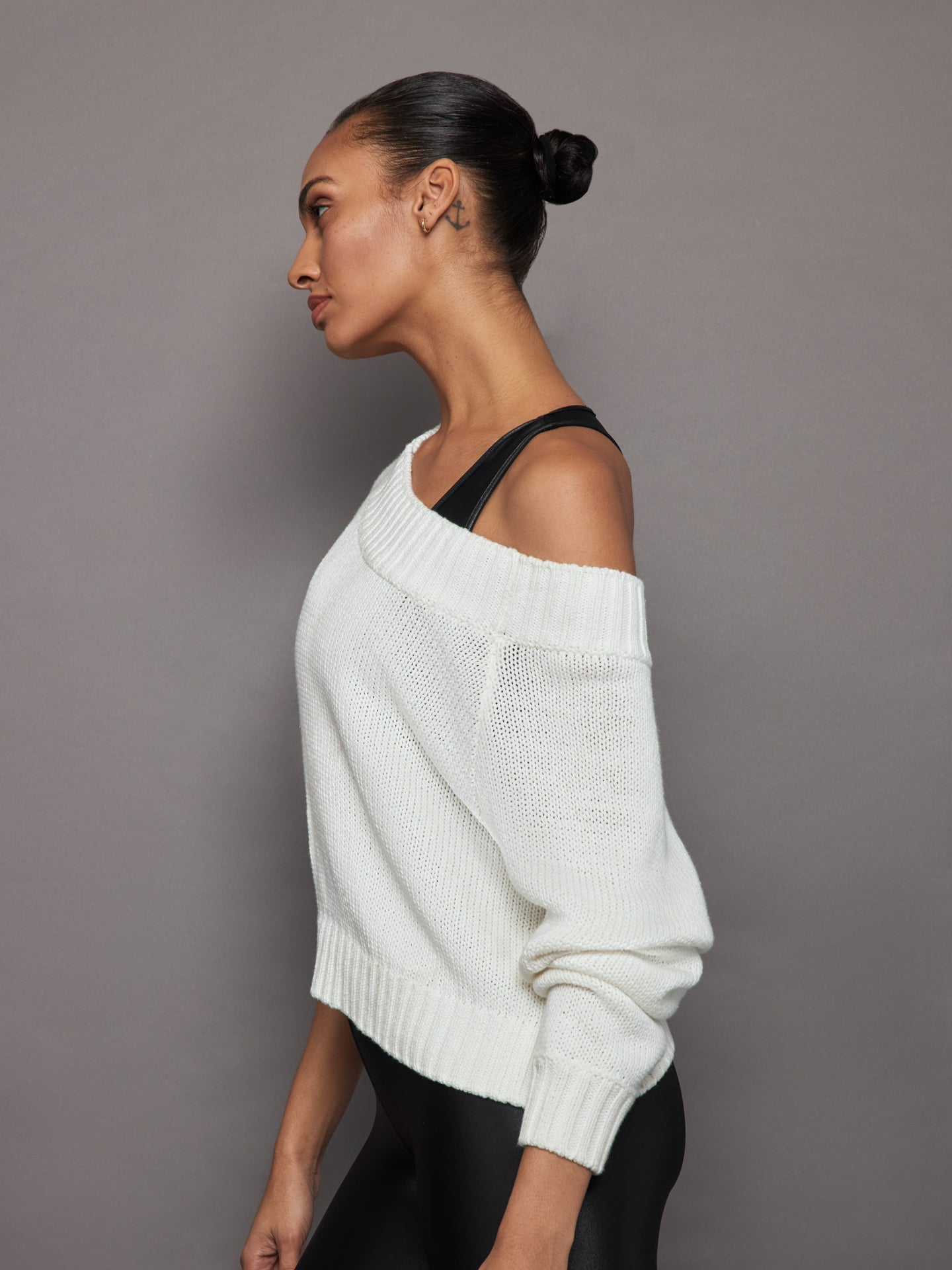 Carbon38 | Slouchy Knit Sweater - Off White